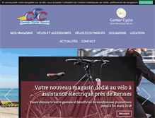 Tablet Screenshot of centercyclesport.com